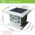 Oriental style solar garden light, LED garden pillar light, solar fence light, solar post light